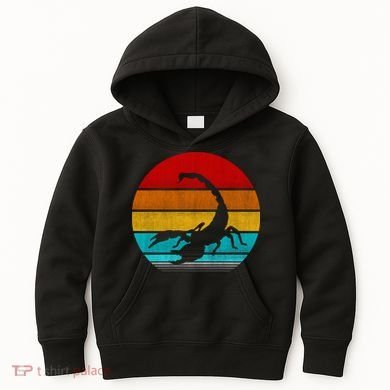 Retro Vintage Scorpion Kids Hoodie