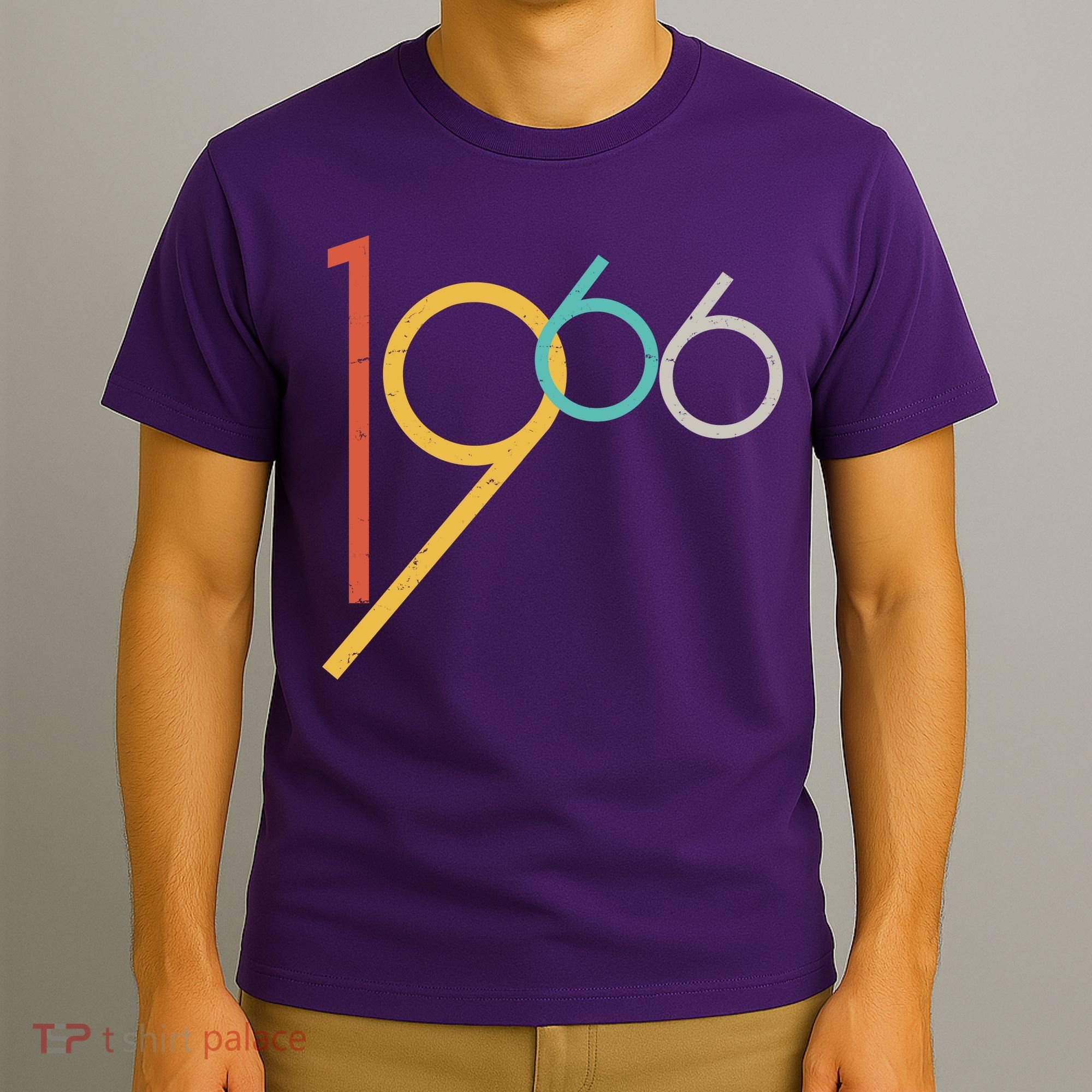 Retro Vintage Style 1966 60th Birthday T-Shirt