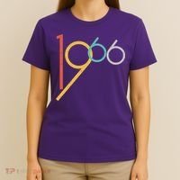 Retro Vintage Style 1966 60th Birthday T-Shirt thumb 4