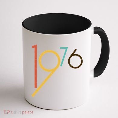 Retro Vintage Style 1976 50th Birthday Coffee Mug back