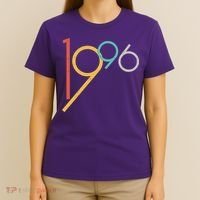 Retro Vintage Style 1996 30th Birthday T-Shirt thumb 4