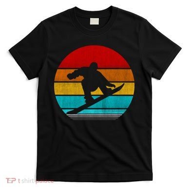 Retro Vintage Snowboard T-Shirt