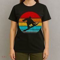 Retro Vintage Snowboard T-Shirt thumb 4