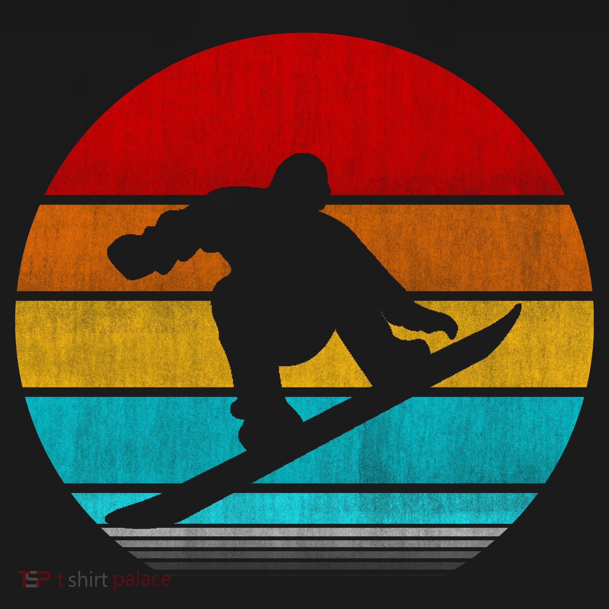 Retro Vintage Snowboard T-Shirt