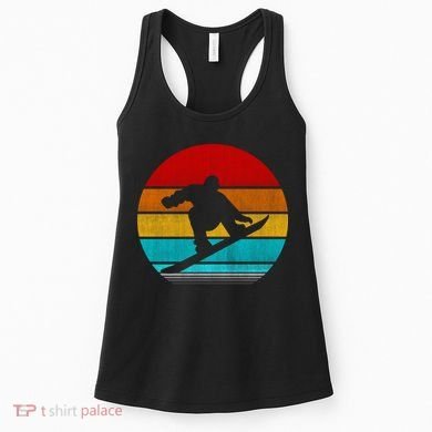 Retro Vintage Snowboard Women's Tank Top