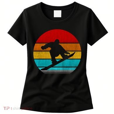 Retro Vintage Snowboard Women's T-Shirt