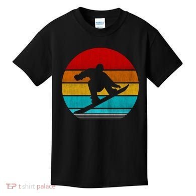 Retro Vintage Snowboard Kids T-Shirt