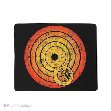 Retro Vintage Sousaphone Player Marching Band Music Mousepad