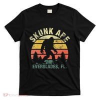 Retro Vintage Skunk Ape Florida Everglades Bigfoot T-Shirt thumb 0