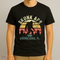 Retro Vintage Skunk Ape Florida Everglades Bigfoot T-Shirt thumb 3