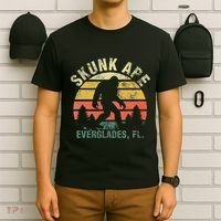Retro Vintage Skunk Ape Florida Everglades Bigfoot T-Shirt thumb 6
