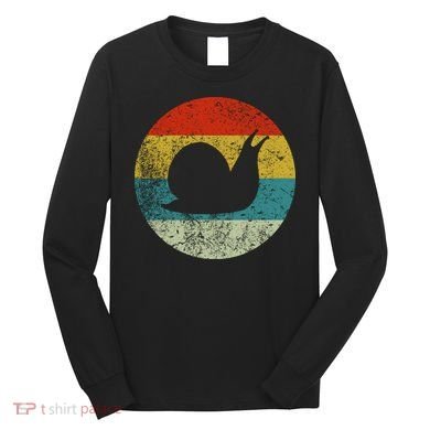 Retro Vintage Snail Long Sleeve Shirt