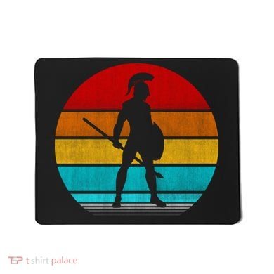 Retro Vintage Spartan Warrior Mousepad