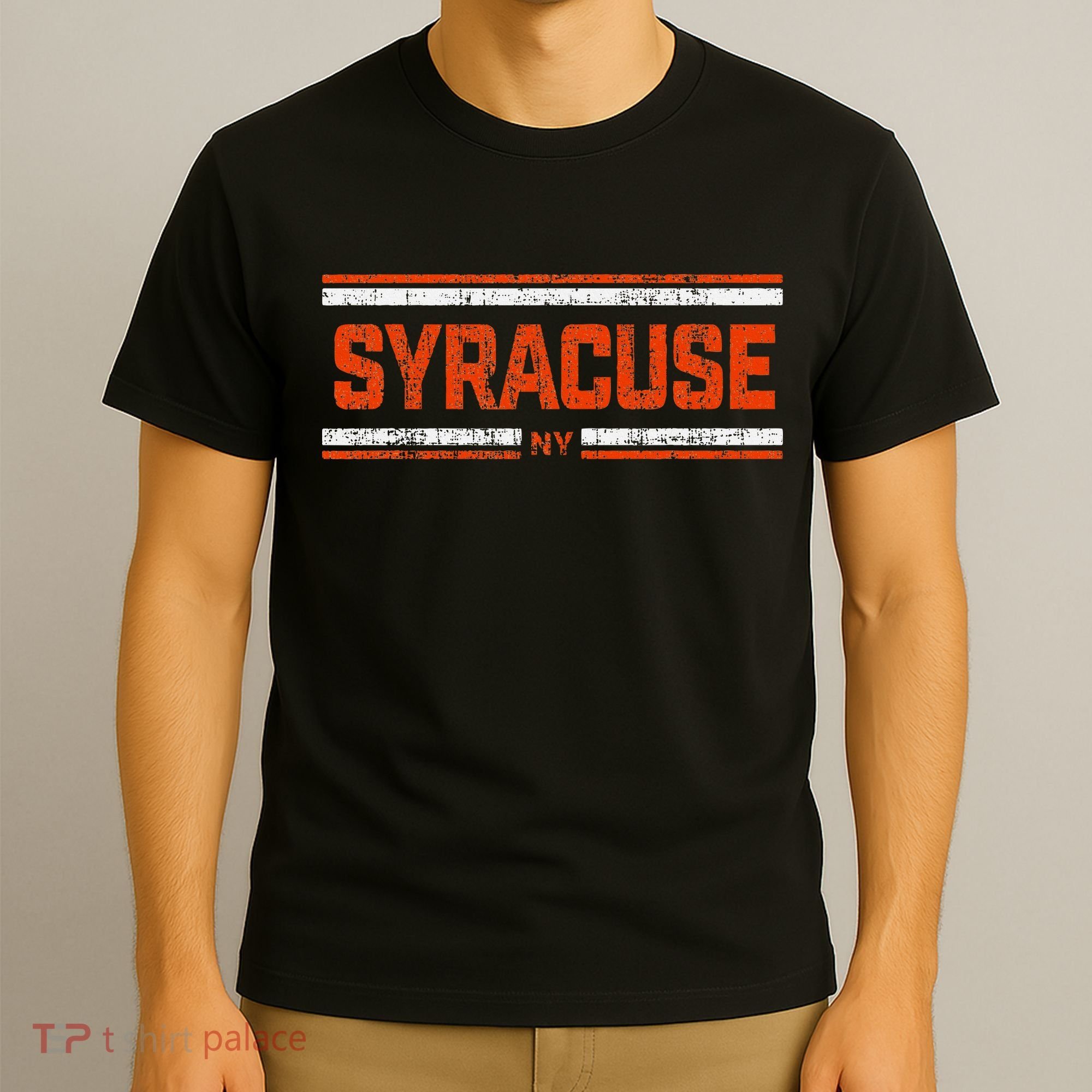 Retro Vintage Syracuse Ny Distressed T-Shirt
