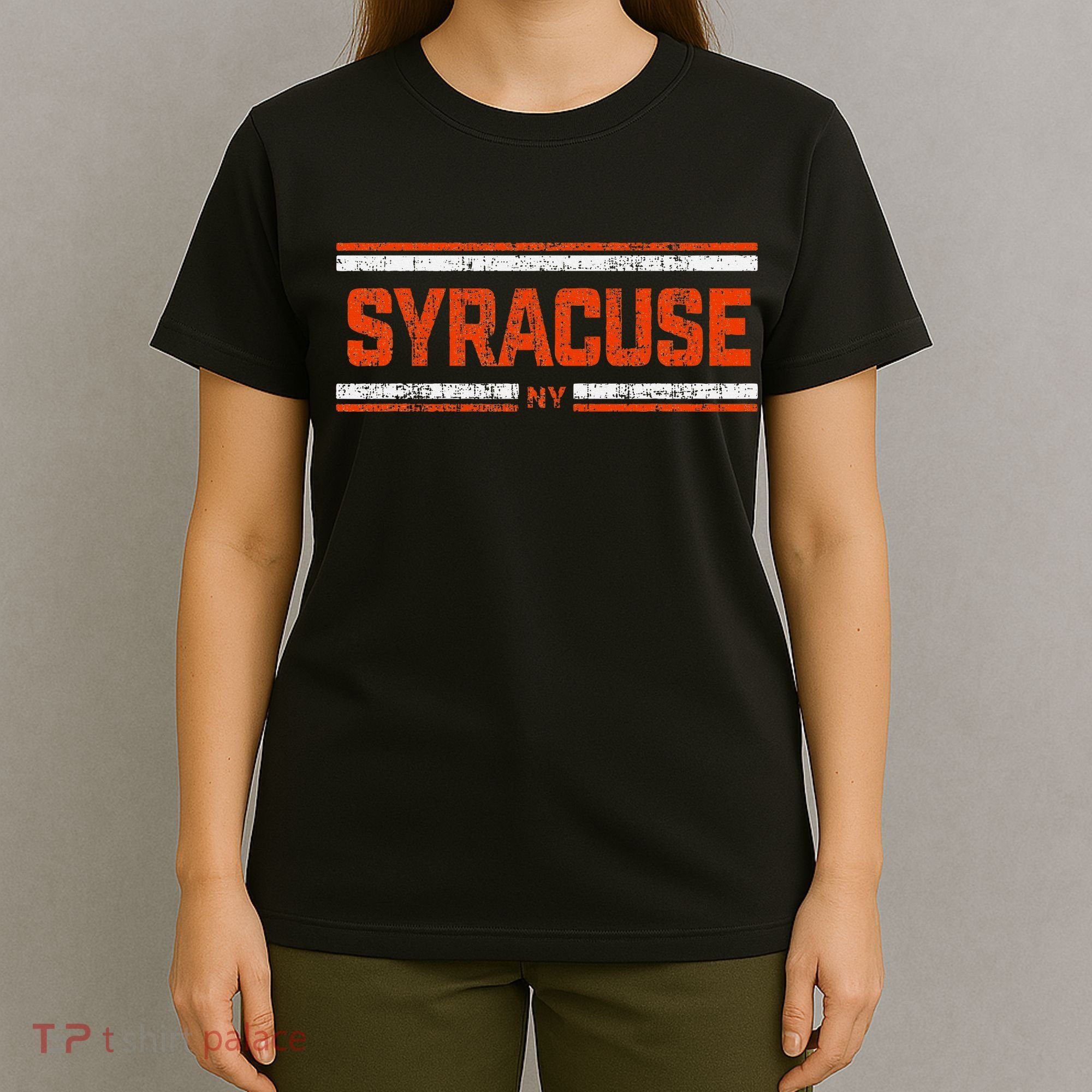 Retro Vintage Syracuse Ny Distressed T-Shirt