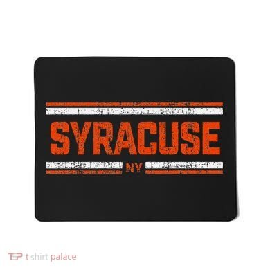Retro Vintage Syracuse Ny Distressed Mousepad
