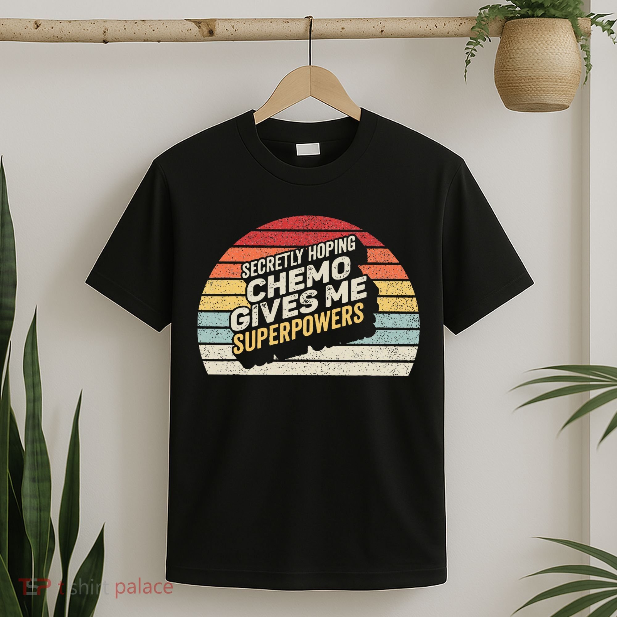 Retro Vintage Secretly Hoping Chemo Gives Me Superpowers T-Shirt