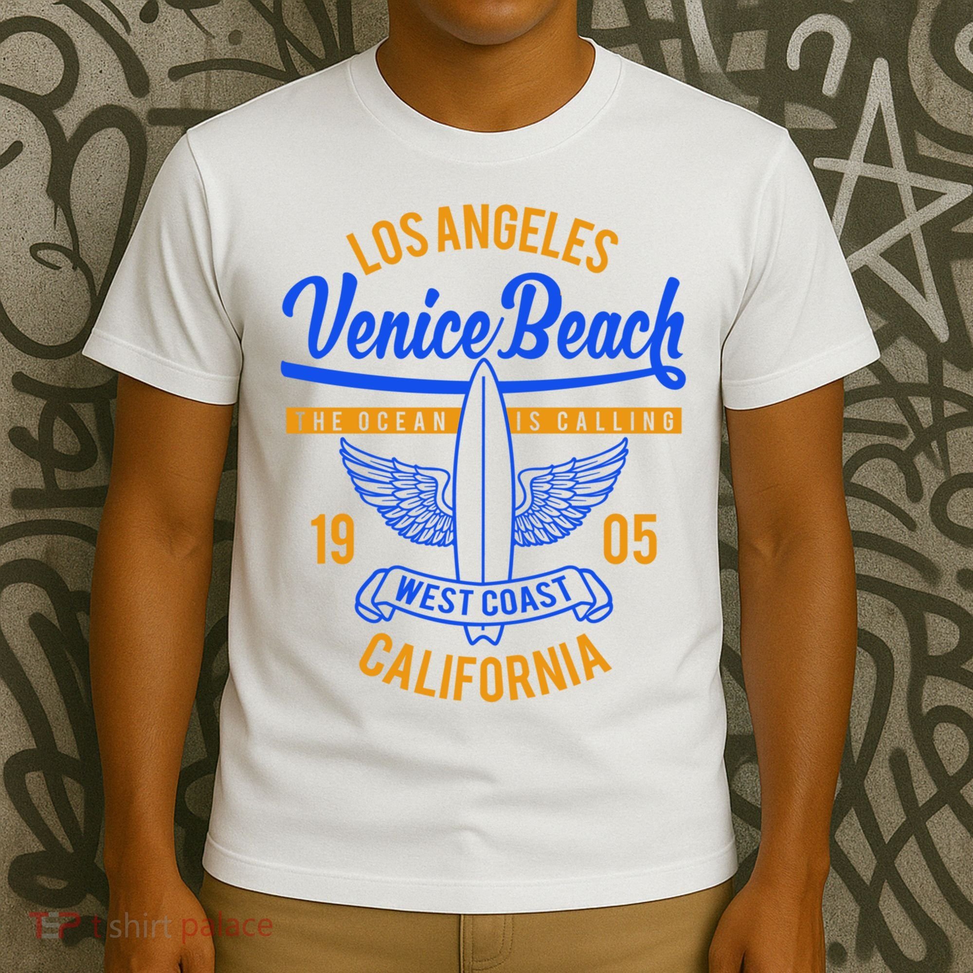 Retro Vintage Surf Venice Beach California T-Shirt