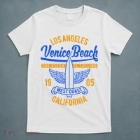 Retro Vintage Surf Venice Beach California T-Shirt thumb 5