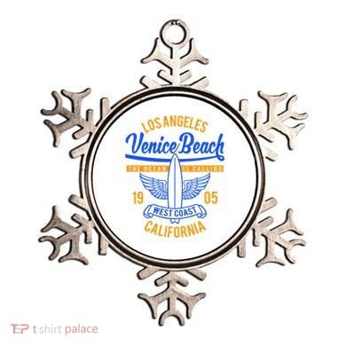 Retro Vintage Surf Venice Beach California Ornament