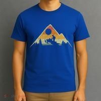 Retro Vintage Snowmobiling Winter Sports Snowmobile Rider Gift T-Shirt thumb 3