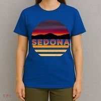 Retro Vintage Sedona Arizona Az Sunset Gift T-Shirt thumb 4