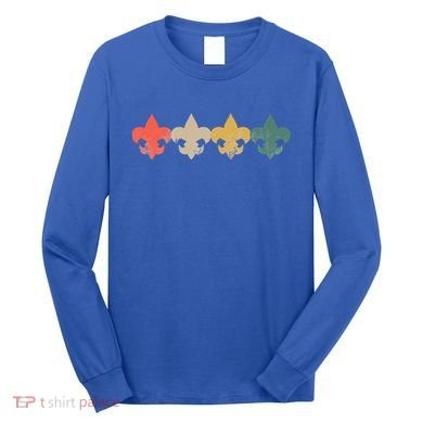 Retro Vintage Scout Scouts Long Sleeve Shirt
