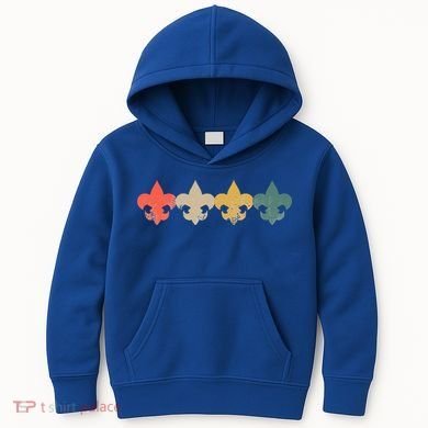 Retro Vintage Scout Scouts Kids Hoodie