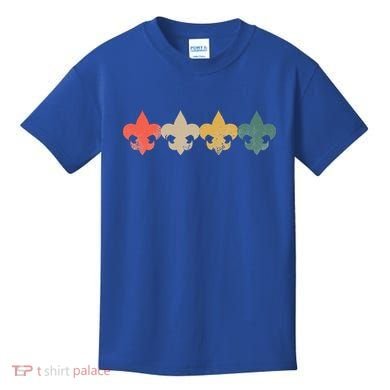 Retro Vintage Scout Scouts Kids T-Shirt
