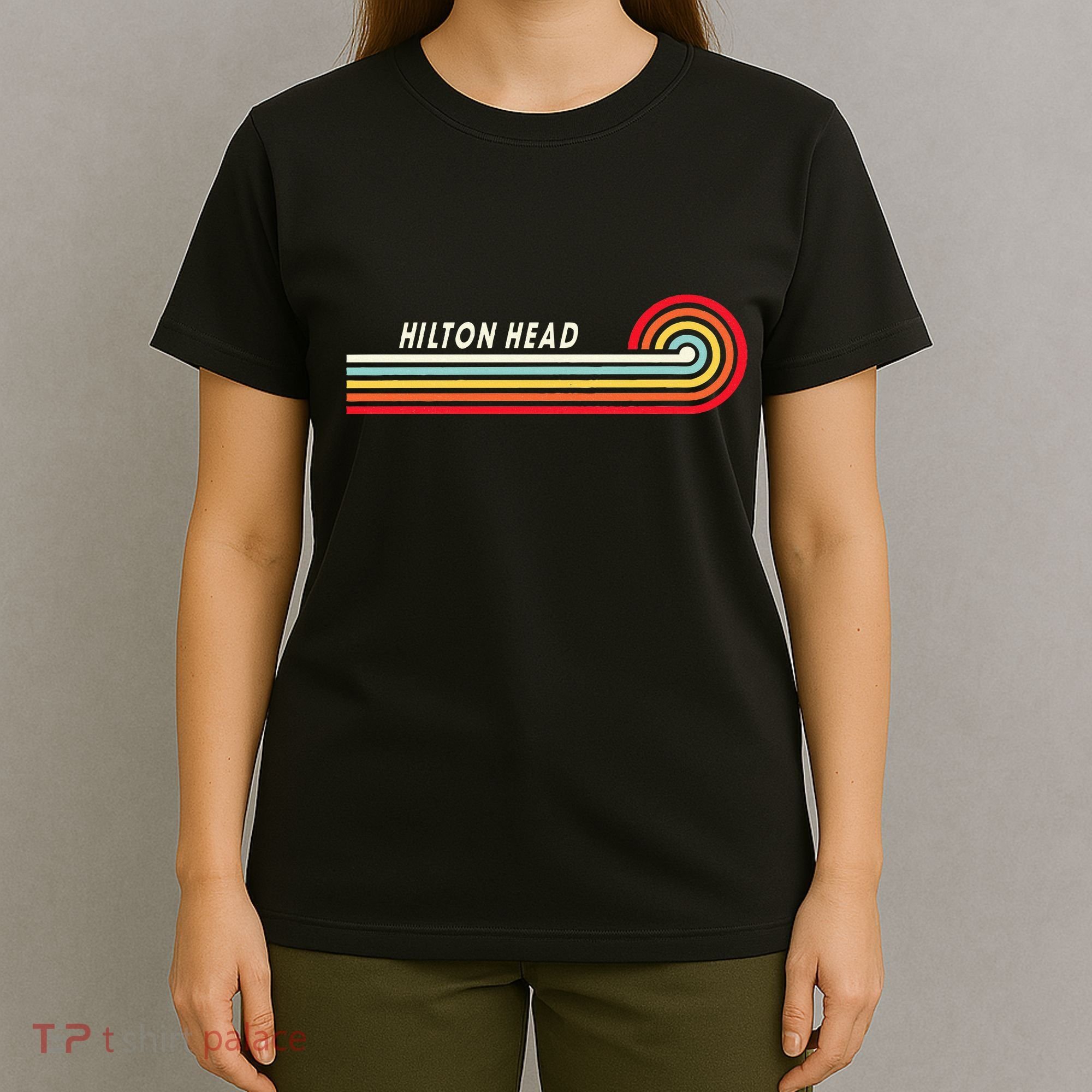 Retro Vacation Souvenir Hilton Head Island South Carolina T-Shirt