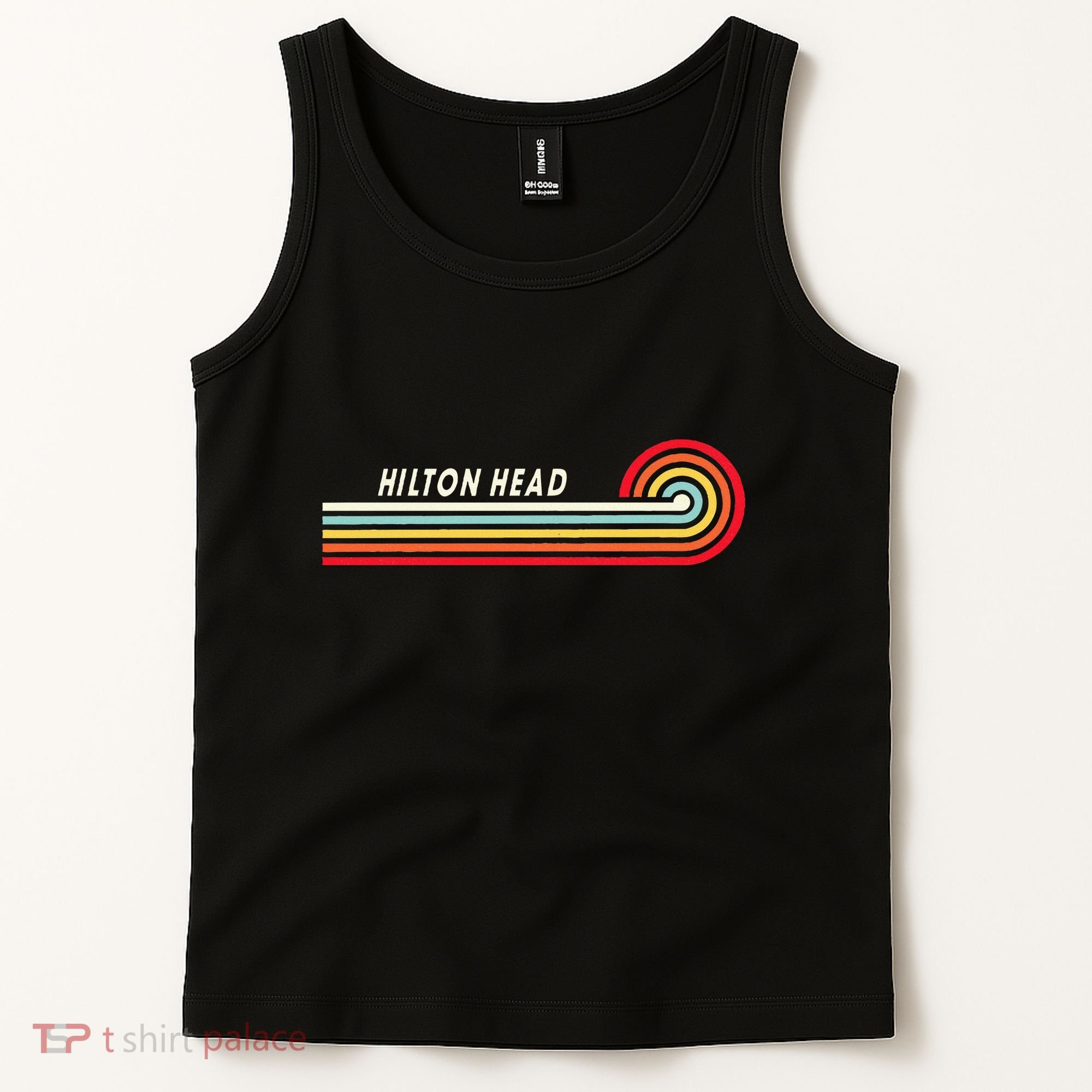 Retro Vacation Souvenir Hilton Head Island South Carolina Tank Top