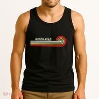 Retro Vacation Souvenir Hilton Head Island South Carolina Tank Top thumb 3