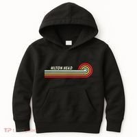 Retro Vacation Souvenir Hilton Head Island South Carolina Kids Hoodie thumb 0