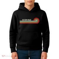 Retro Vacation Souvenir Hilton Head Island South Carolina Kids Hoodie thumb 4