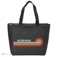 Retro Vacation Souvenir Hilton Head Island South Carolina Tote Bag thumb 0