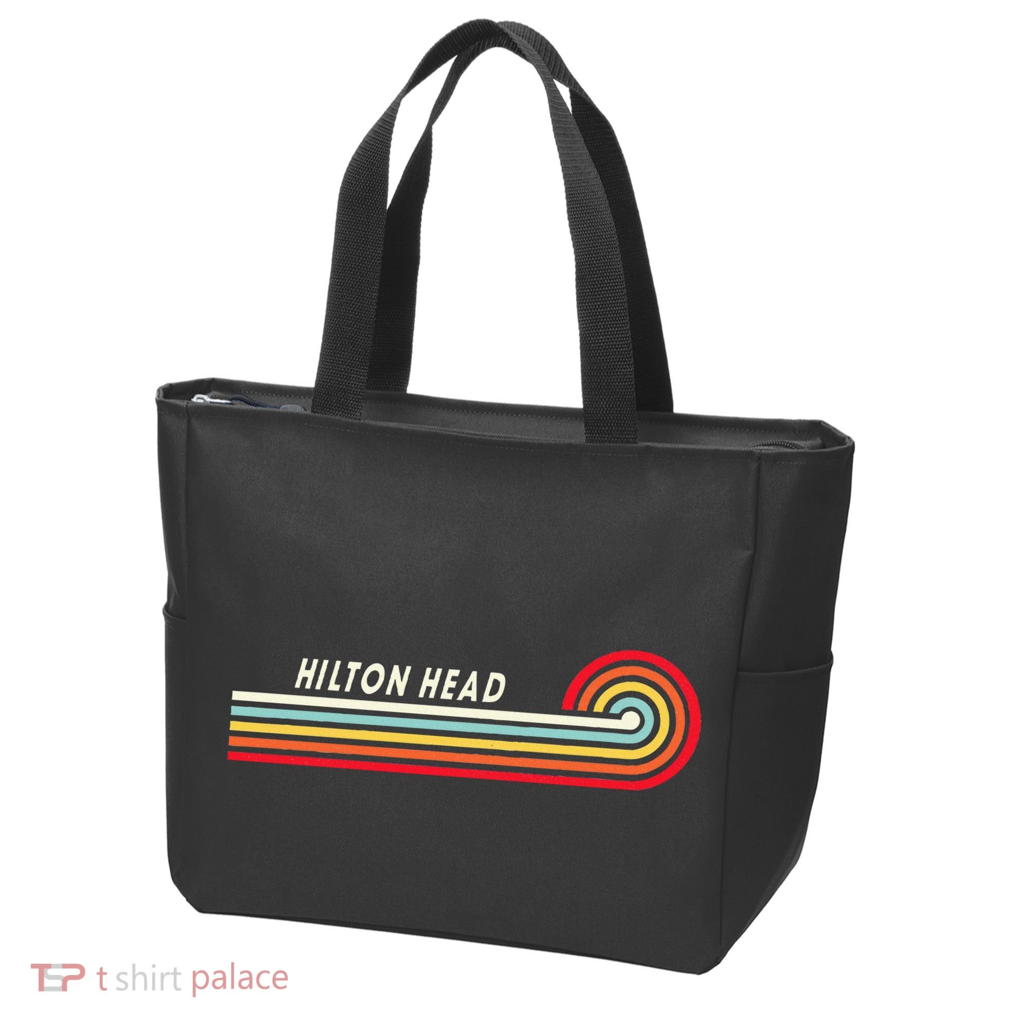 Retro Vacation Souvenir Hilton Head Island South Carolina Tote Bag