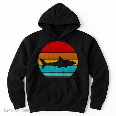 Retro Vintage Shark Hoodie