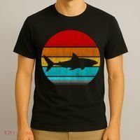Retro Vintage Shark T-Shirt thumb 3