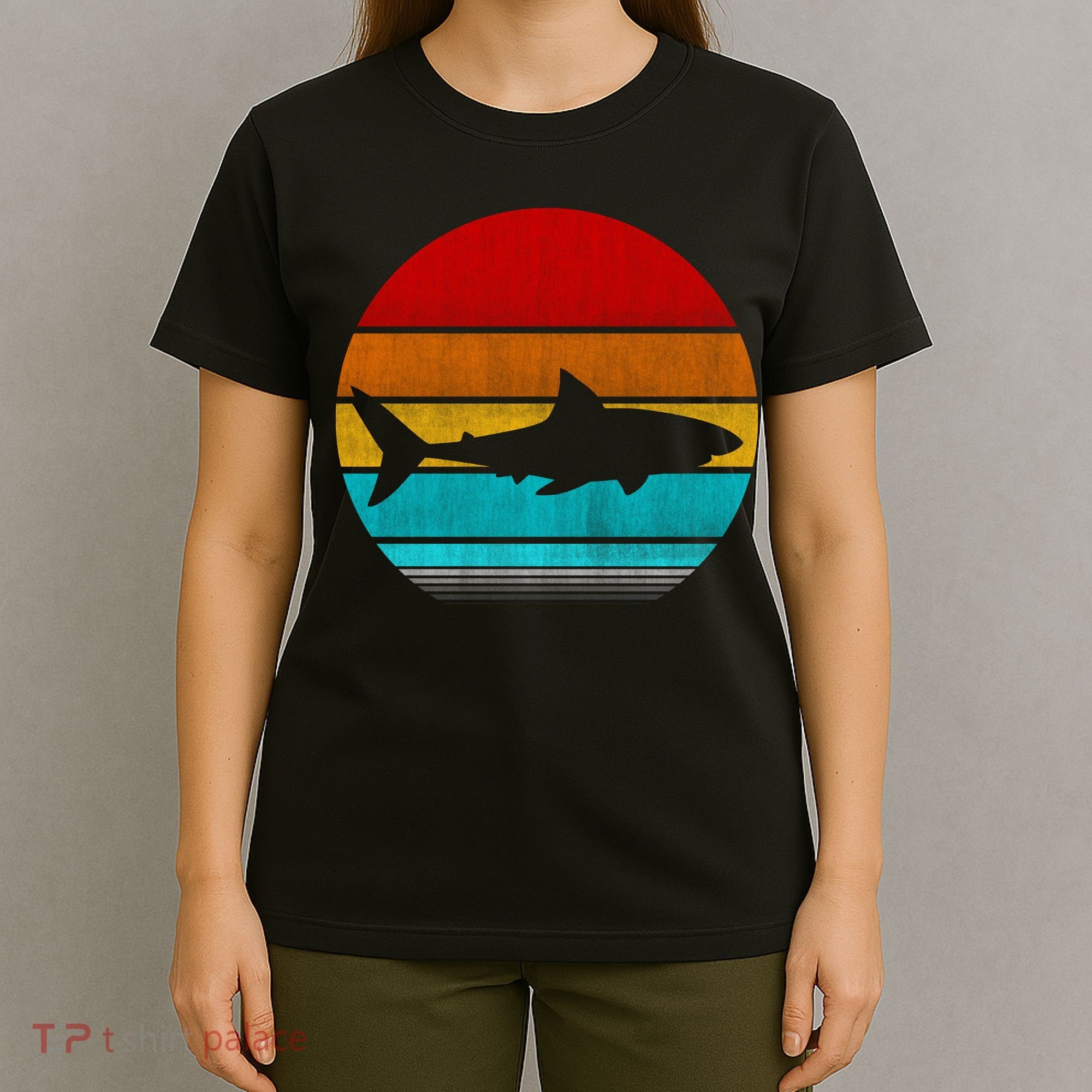 Retro Vintage Shark T-Shirt