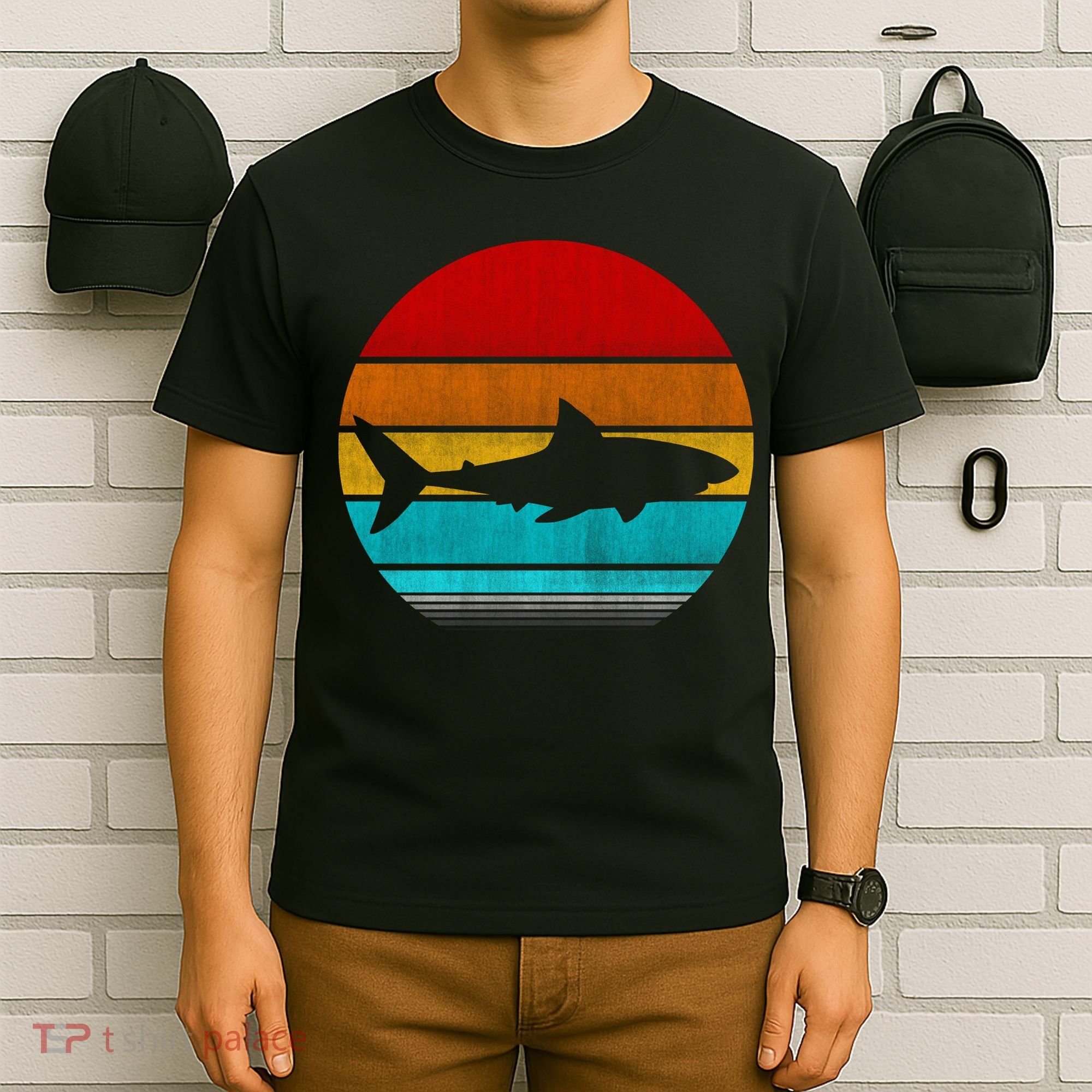 Retro Vintage Shark T-Shirt