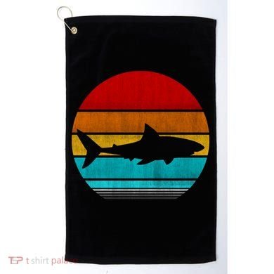 Retro Vintage Shark Golf Towel