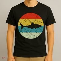 Retro Vintage Shark T-Shirt thumb 3