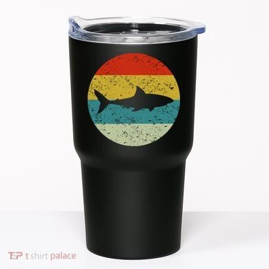 Retro Vintage Shark Tumbler