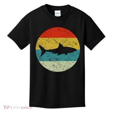 Retro Vintage Shark Kids T-Shirt