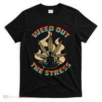 Retro Vintage Style 420 Weed Out The Stress Marijuana Stoner T-Shirt thumb 0