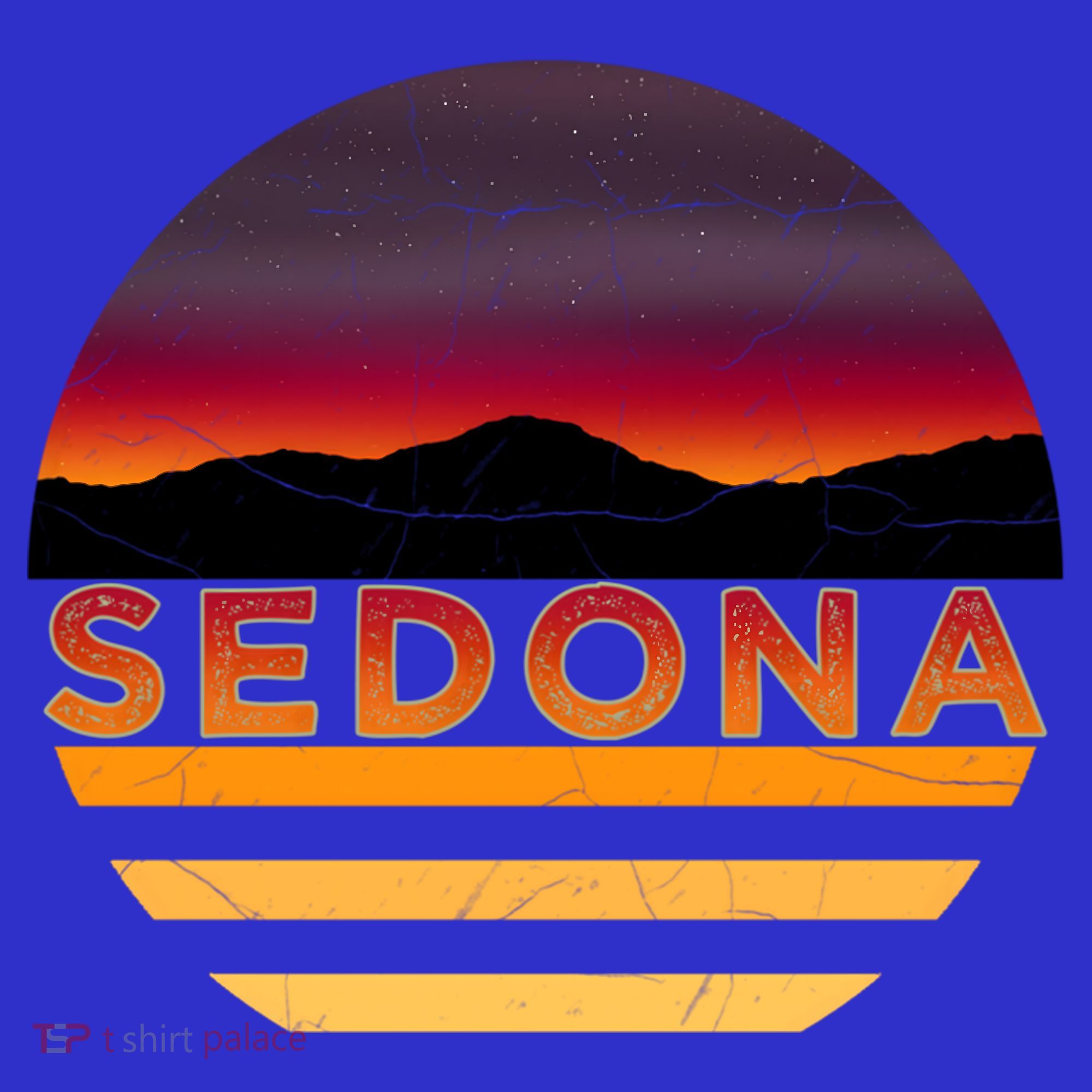 Retro Vintage Sedona Arizona Az Sunset Great Gift T-Shirt