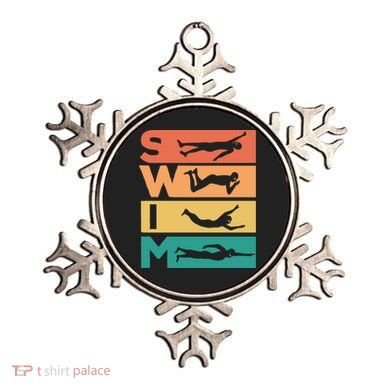Retro Vintage Swimming Gift For Swimmers Cool Gift Ornament