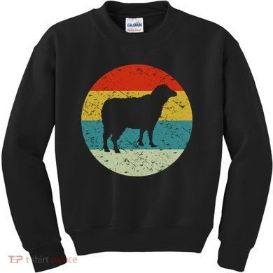 Retro Vintage Sheep Kids Sweatshirt