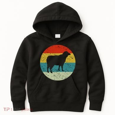Retro Vintage Sheep Kids Hoodie