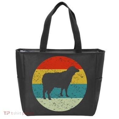 Retro Vintage Sheep Tote Bag